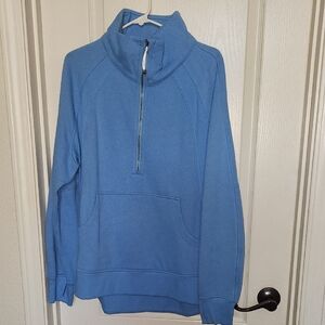 Lululemon Scuba Oversized Funnel Neck, Half Zip, M/L